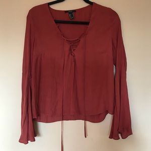 Forever 21 Blouse with Ties